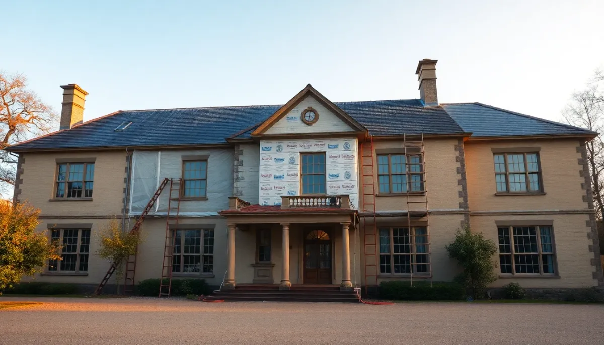 Réception de mariage dans un domaine du bassin minier