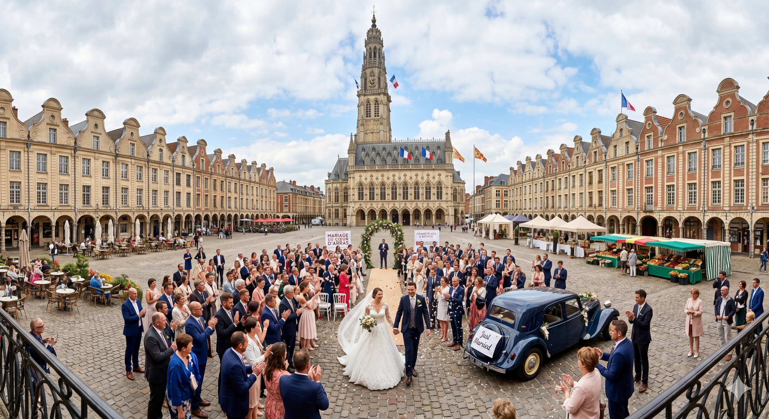 La Grand'Place et le beffroi d'Arras